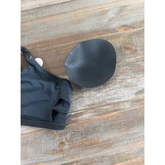 Spanx Bra Size XL Low Impact Wireless Sports Bra Black NEW Removable Cups - Picture 4 of 7